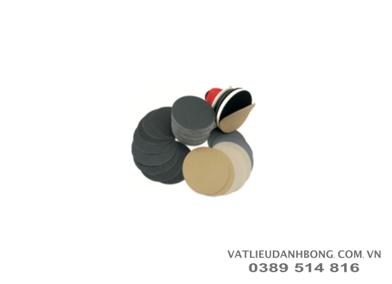 Giấy nhám chống nước, nhám tròn , nhám tròn dán nhung 