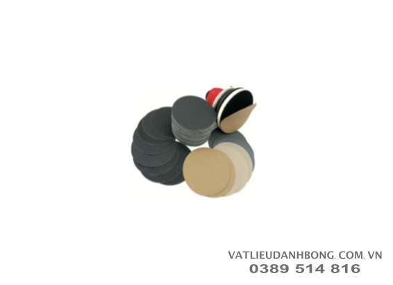 Giấy nhám chống nước, nhám tròn , nhám tròn dán nhung 